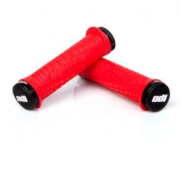 Odi Troy Lee Designs Lock On Grips - 130 mm - Red / Black