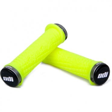 Odi Troy Lee Designs Lock On Grips - 130 mm - Yellow / Grey