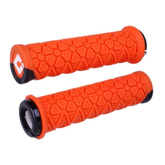 ODI Vanquish MTB Lock On Grips - 135 mm - Featuring D30 - Orange