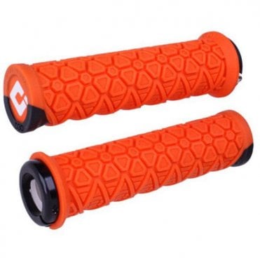 Odi Vanquish MTB Lock On Grips - 135 mm - Featuring D30 - Orange