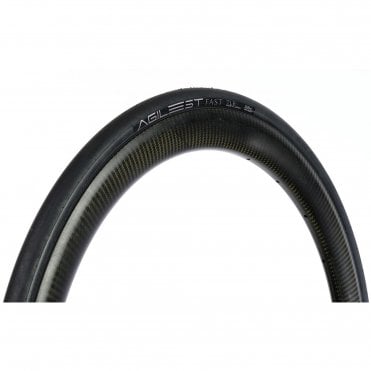 Panaracer Agilest Fast TLR Road Folding Tyre - Black/Black - 700 C