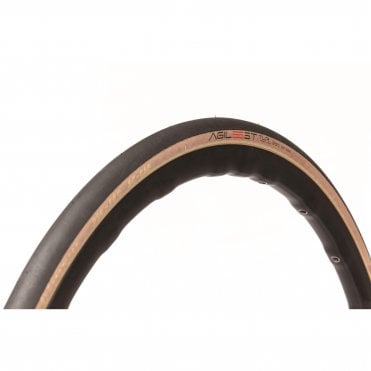 Panaracer Agilest TLR Folding Road Tyre - Black/Amber - 700 C