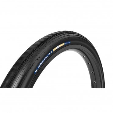 Panaracer GravelKing SS TLR Plus Gravel Tyre - Black/Black - 700 C