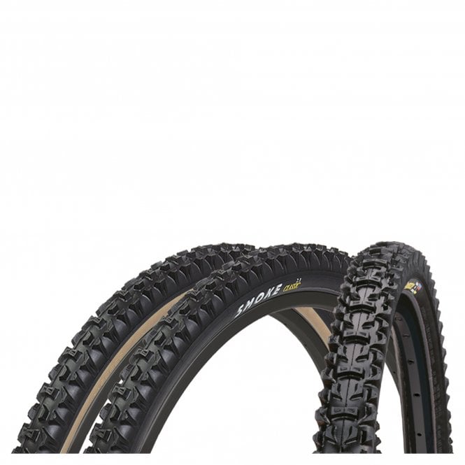 Panaracer Smoke Classic - Folding MTB Tyre - Black/Amber - 26 x 2.1 Inch