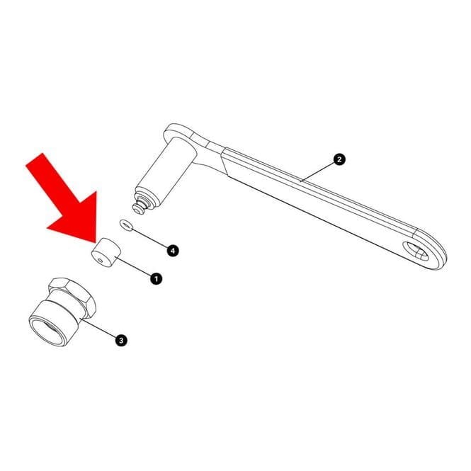 Park Tool 1202 - Replacement Small Swivel Foot for Ccp-22/Cwp-7