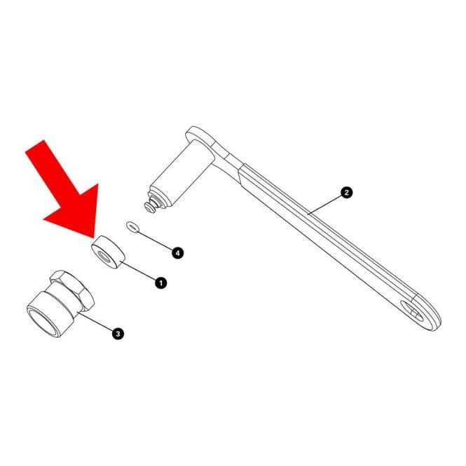 Park Tool 1203 - Replacement Large Diameter Swivel Foot for Ccp-44