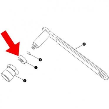 Park Tool 1203 - Replacement Large Diameter Swivel Foot for Ccp-44