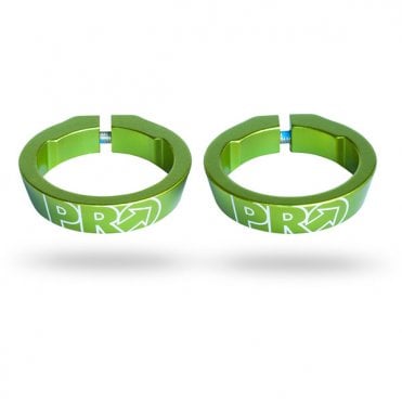 Pro Handlebar Lock Ring Set - Green