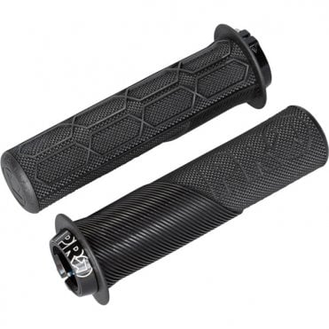 Pro Trail Lock On Grips - With Flange - Black
