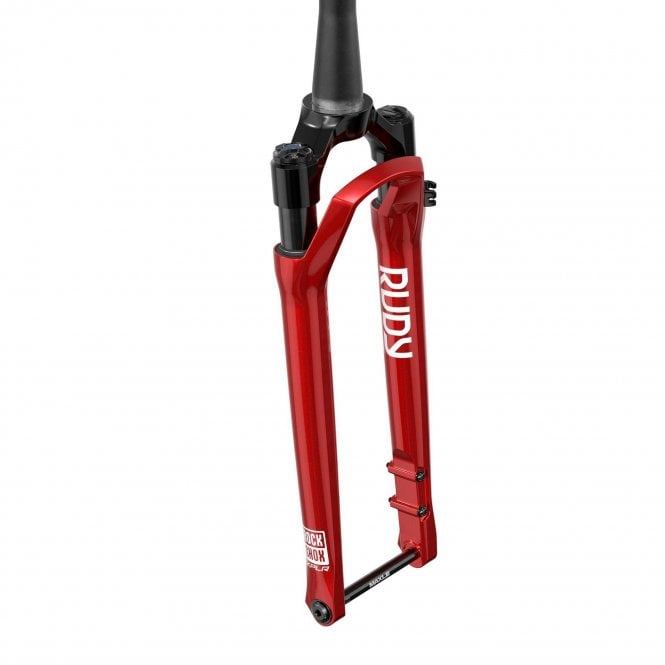 RockShox Fork Rudy Ultimate Race Day 2 - Crown 700C 12X100 Soloair  - Electric Red