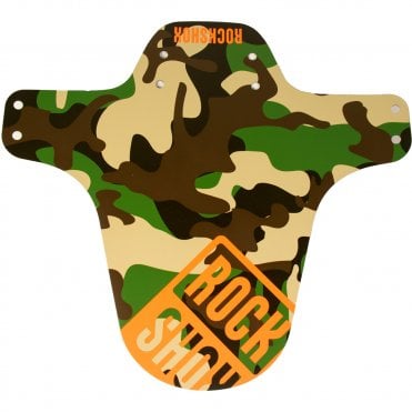 Rockshox MTB Fender Full Camo With Orange Logo
