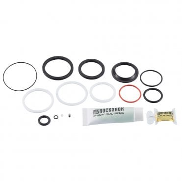 Rockshox Service - 200 Hour/1 Year Service Kit (Includes Air Can Seals, Piston Seal, Glide Rings, IFP Seals, Reservoir Seals, Thru Shaft Plug, Dynamic Seal Grease) - Trek Reaktiv Thru (2017) - Black