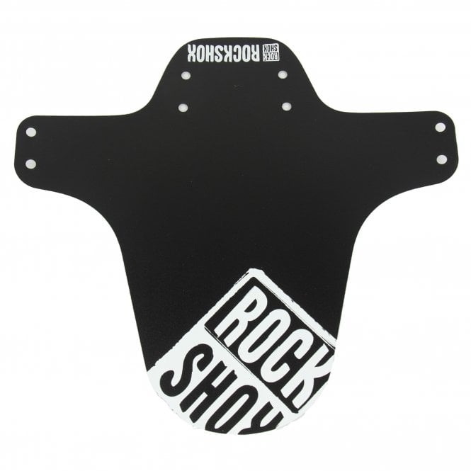 RockShox Universal MTB Fender - White Distressed Logo Print