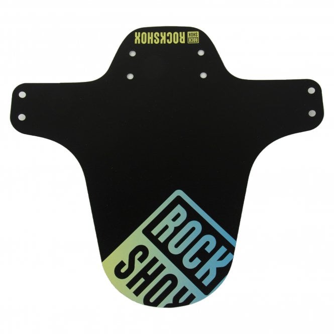 RockShox Universal MTB Fender - Yellow/Blue Fade Print
