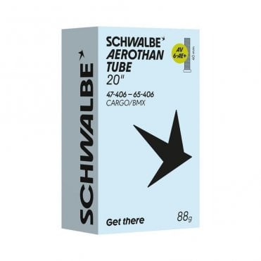 Schwalbe Aerothan Plus AV6-AE+ Inner Tube - 20 x 1.75-2.60" - Schrader 40mm