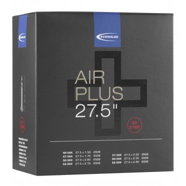 Schwalbe Air Plus SV21AP Inner Tube - 27.5 x 1.50-2.40" - Presta 40mm