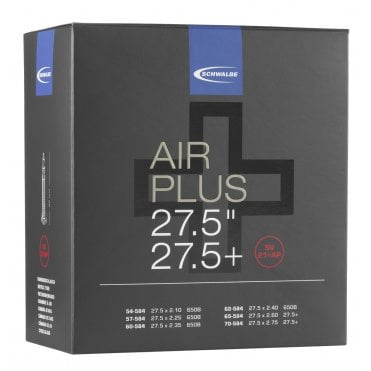 Schwalbe Air Plus SV21AP+ Inner Tube - 27.5 x 2.10-2.75" - Presta 40mm