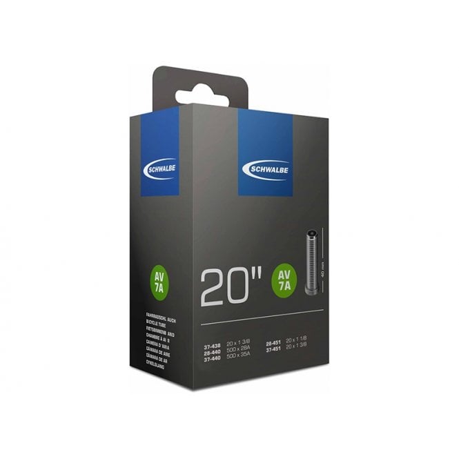 Schwalbe AV7A Inner Tube - 20 x 1 1/8-1 3/8