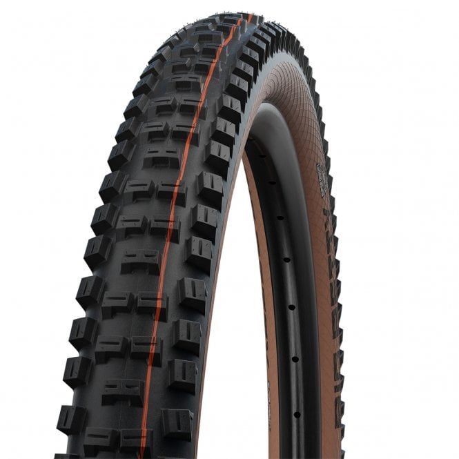 Schwalbe Big Betty Evolution Soft Super Gravity TLE Folding Tyre - Black/Bronze - 27.5 x 2.4 inch