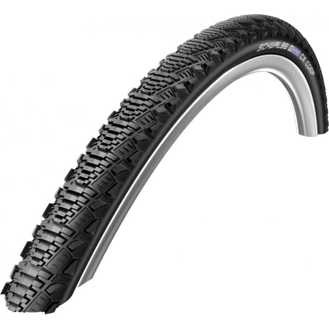 Schwalbe CX Comp Puncture Protected - Rigid in Black - Reflective - 700 C