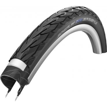 Schwalbe Delta Cruiser Plus Rigid Tyre - Black/ref - 26 x 1 3/8 inch - Etro 37-590