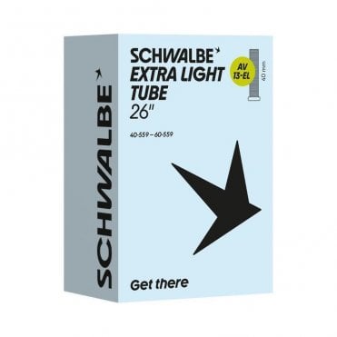 Schwalbe Extra Light AV13-EL Inner Tube - 26 x 1.50-2.35" - Schrader 40mm