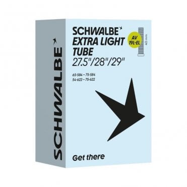 Schwalbe Extra Light AV19L-EL Inner Tube - 27.5/29 x 2.10-3.00" - Schrader 40mm