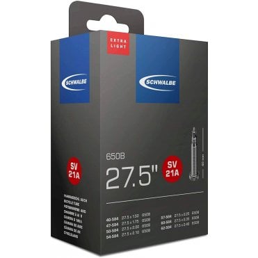 Schwalbe Extra Light SV21A Inner Tube - 27.5 x 1.50-2.40" - Presta 40mm