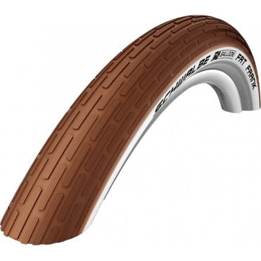 Schwalbe Fat Frank K-Guard Active Line in Brown/Whitewall 26 x 2.35.
