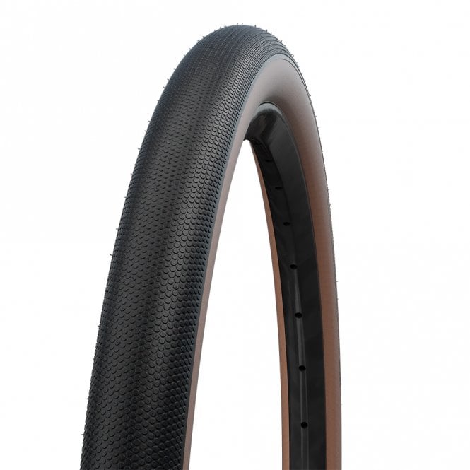 Schwalbe G-One Speed Raceguard TLE Folding Tyre - Black/Bronze - 27.5 x 2.0 inch