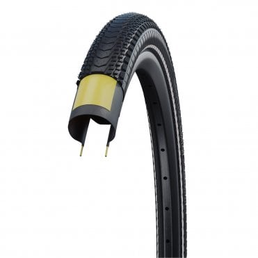 Schwalbe Marathon Almotion V-Guard Touring Tyre - Black/Ref  - 700 x 38 C