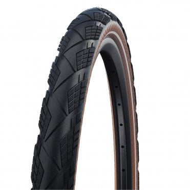 Schwalbe Marathon Efficiency Super Race V-Guard Touring - Folding Tyre - Transparent / Reflective - 29 x 2.15 inch