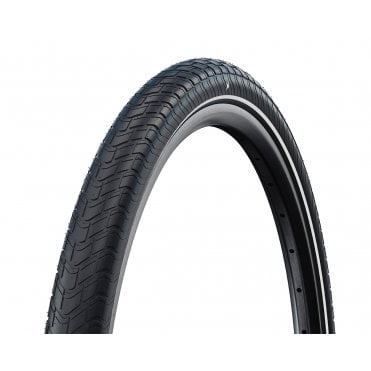 Schwalbe Motion Big Apple Urban Rigid Tyre - Black/ref - 24 x 2.0 inch
