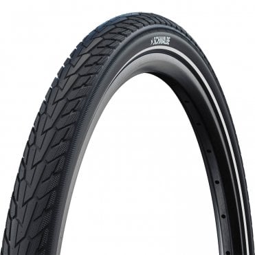 Schwalbe Motion Road Cruiser Plus P-Guard Tyre - Blk/Reflective - 20 X 1.75 Inch