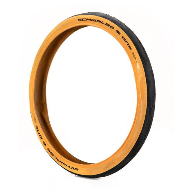 Schwalbe One Evolution V-Guard Road Race Fld Tyre - Tanwall - 16 x 1.35 (35-349)
