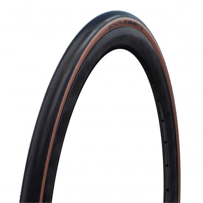 Schwalbe One RaceGuard Tube-Type Addix Road Race Folding Tyre - Bronze-skin - 700 C