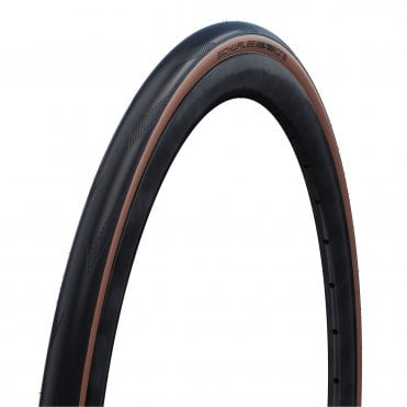 Schwalbe One RaceGuard Tube-Type Addix Road Race Folding Tyre - Bronze-skin - 700 C