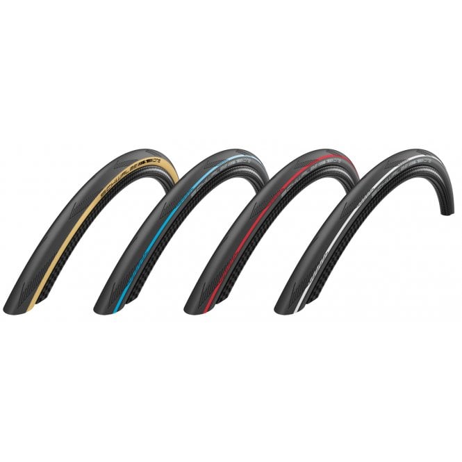 Schwalbe One Tube-Type Addix Performance RaceGuard - Folding Tyre - Black/Blue - 700 C