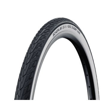 Schwalbe Road Cruiser K-Guard Active Line Rigid Tyre - White - 20 x 1.75 inch