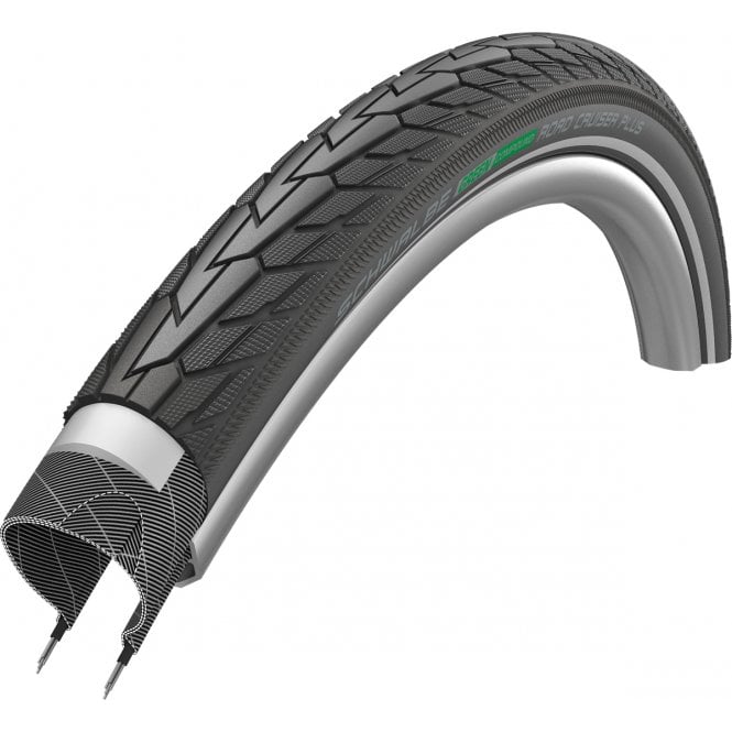 Schwalbe Road Cruiser Plus Active-Line - Rigid Tyre - Black/Reflective - 29 inch