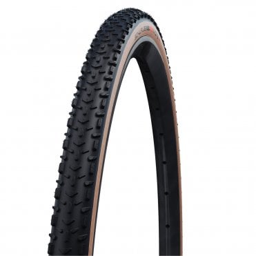 Schwalbe X-One R Super Race TLE Gravel/Cross Folding Tyre - Black/trans - 27.5 x 1.3 inch