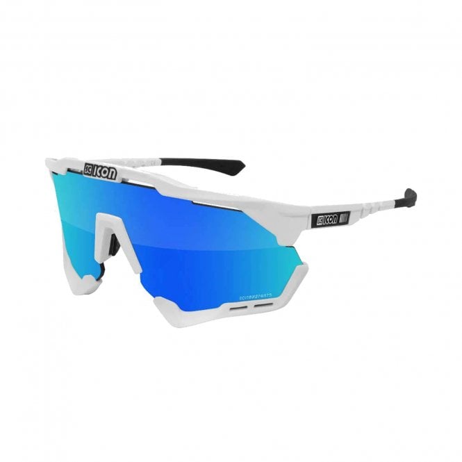 Scicon Sports Aeroshade XL Multimirror Sunglasses SCN-PP Blue/White Gloss