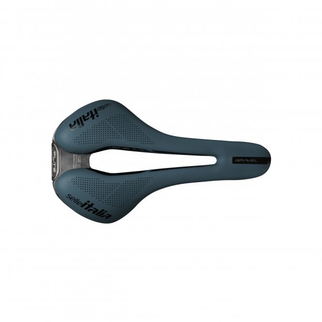 Selle Italia Flite BOOST TI316 Superflow Gravel Saddle - Blue Granite