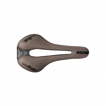 Selle Italia Flite BOOST TI316 Superflow Gravel Saddle - Mud Brown