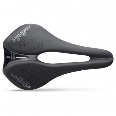 Selle Italia Max Novus Evo BOOST TI316 Superflow Saddle - Black/Black - L3