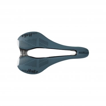 Selle Italia SLR BOOST Gravel TI316 Superflow Saddle - Blue Granite