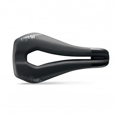 Selle Italia Watt Triathlon/TT Saddle - Gel Superflow with TI316 Rail - Black
