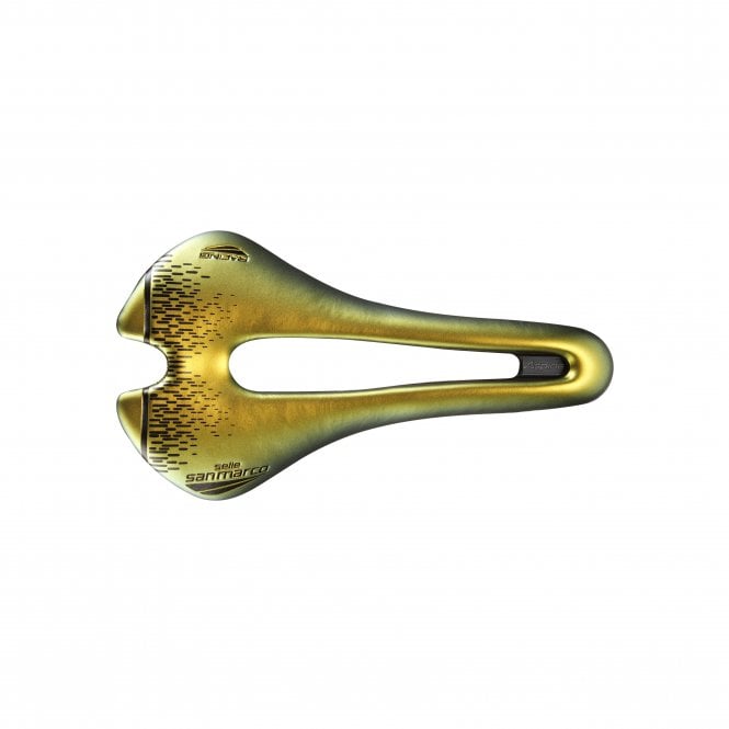 Selle San Marco Aspide Short Racing Saddle - Iridescent Gold