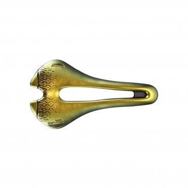 Selle San Marco Aspide Short Racing Saddle - Iridescent Gold