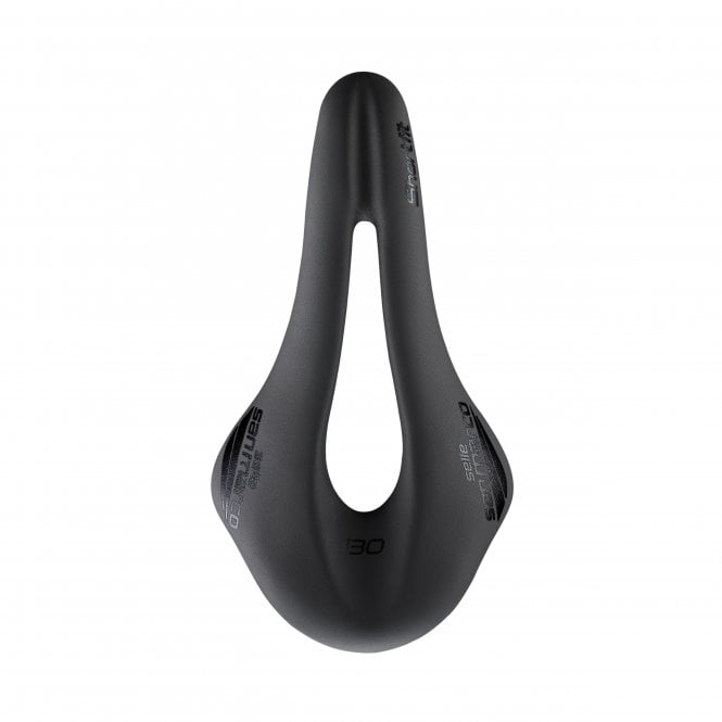 Selle San Marco Shortfit 130 Dynamic Road Saddle - Black - S3